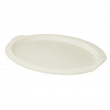 Поднос овален бяла роза