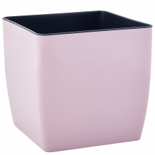 Low flowerpot QUADRO low 16*16*15.5cm