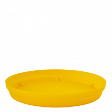 Подложка за саксия Матилда 12х11см т.жълта