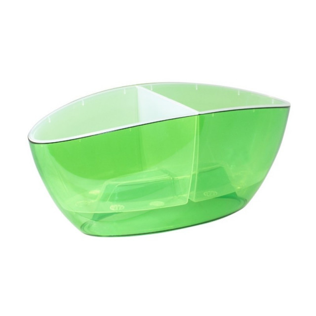 Саксия за орхидеи овална за две растения  32х14см 