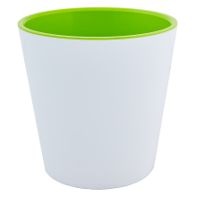 Саксия ДЕКО с двойно дъно 16,0х15,5см ДВУЦВЕТНИ