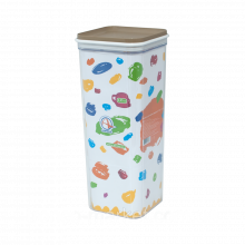 Кутия за насипни продукти ФИКС 2,25 литра прозрачна / какао