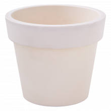 Саксия ГАМА 20х17см бяла роза