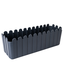 Сандъче Оградка с двойно дъно 49,0х16,5 см гранит