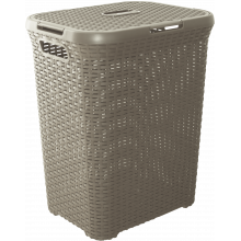 Кош за бельо РАТАН 50 л какао