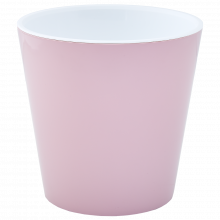 Саксия ДЕКО с двойно дъно 16,0х15,5 см. фрезия/бяла