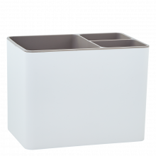 Поставка за прибори ПЛЮС бяла роза/какао