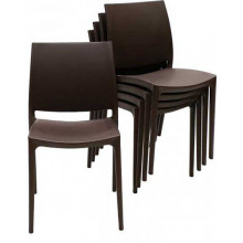 Стол Ема кафяв