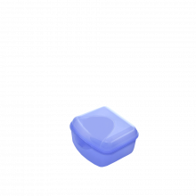 Контейнер универсален S лилав прозрачен