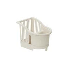 Поставка за прибори 17х13х14см бяла роза