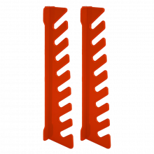 Стойка за ключове 20,0 х 2,5 х 5,2 см - 2 бр. оранж