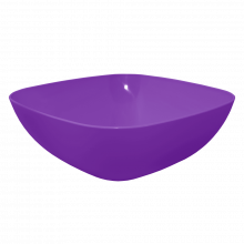 Чиния дълбока 15,0х15,0х5,5см тъмен люляк