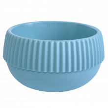 Саксия Бохо ниска d13 см гълъб. син