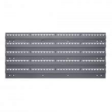 Стена за инструменти 54,0 х 24,0 х 1,5 см сив мат