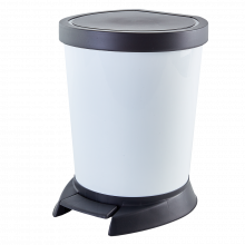 Кош за отпадъци с педал 18 л бял