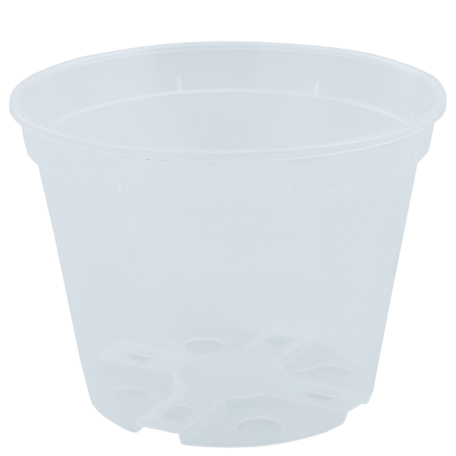 Саксия дренажна 18,0х13,5см, прозрачна