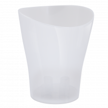 Кашпа НИКА за орхидеи 13*15,5см бяла перла