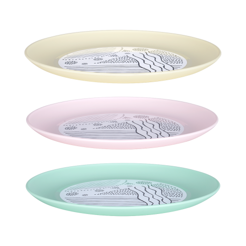 Чиния с декор d22 см РАЙЕ 