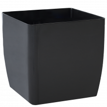 Low flowerpot QUADRO low 16*16*15.5cm