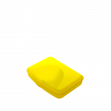 Контейнер универсален M жълт прозрачен