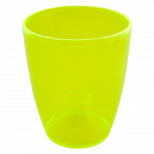 Кашпа ОРХИДЕЯ 15*17 см ултра зелена прозрачна