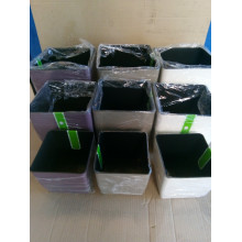 Low flowerpot QUADRO low 27*27*26cm