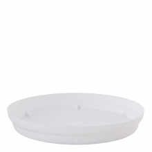 Подложка за саксия Матилда 12х11см бяла