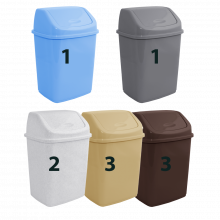 Кош за отпадъци 18 л микс