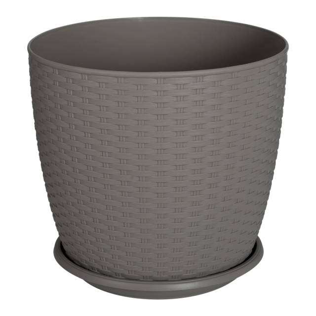 Саксия РАТАН с подложка 20х18 см