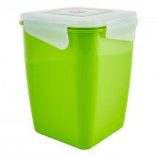 Кутия универсална Фиеста дълбока 2л със закопчаване олива/прозрачна