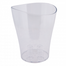 Кашпа НИКА за  орхидеи 16*19см прозрачна