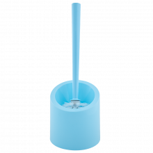 Четка за тоалетна чиния с поставка АКВА ледено синя