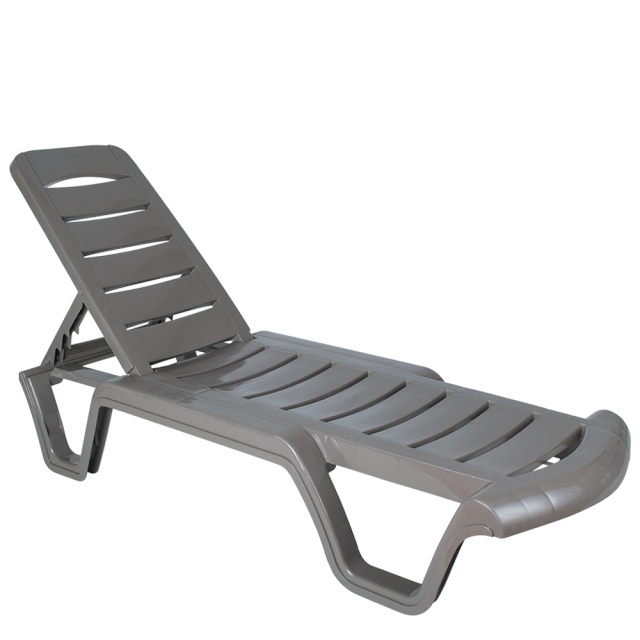 Пластмасов шезлонг  Бриз капучино