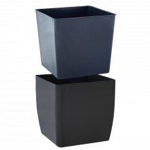 Low flowerpot QUADRO low 16*16*15.5cm