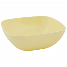 Чиния дълбока 15,0х15,0х5,5см жълта