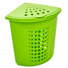 Кош за пране ъглов 45 литра олива