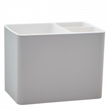 Поставка за прибори ПЛЮС какао/бяла роза