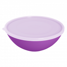 Купа с капак лилава
