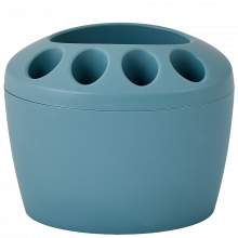 Поставка за четки за зъби гълъбово син