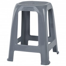 Пластмасова табуретка ПИФ сив мат