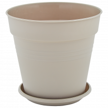 Саксия ГЛОРИЯ с подложка 15,0x14,5см какао