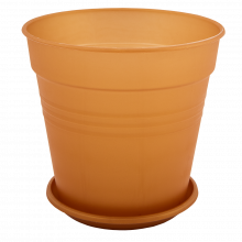 Саксия ГЛОРИЯ с подложка 15,0x14,5см бронз