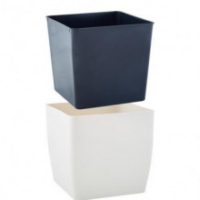 Low flowerpot QUADRO low 27*27*26cm