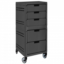 Шкаф с пет чекмеджета НА КОЛЕЛА