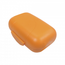 Сапунерка с капак оранж