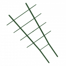 Стълбичка за цветя зелена