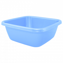 Леген квадратен 14 л св.син