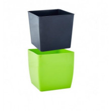 Low flowerpot QUADRO low 27*27*26cm