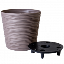 Low pot FUSION d30*28.5cm with drainage