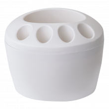 Поставка за четки за зъби бяла роза